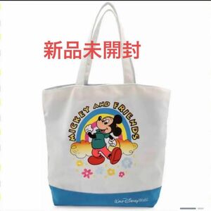 WDW限定　レトロミッキー　キャンバストートバッグ　新品タグつき