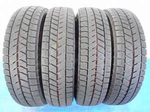 ブリヂストン BLIZZAK VRX3 135/80R12 68Q★9分山 2021年 4本価格 中古 スタッドレス【福島発 送料無料】FUK-D12534★軽自動車