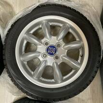 VRX バリ山 ダイハツ MINILITE ミニライト 4.5J +45 PCD100 スタッドレスタイヤ 165/55R15 ４本セット 4穴 4H 2020 美品 _画像4