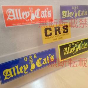 11-Fセット【5枚セット】アーリーキャッツ CRS ステッカー 暴走族 旧車會 コレクション放出の画像4