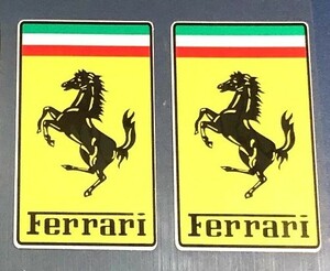 数量限定セール品　　Ferrari 　跳ね馬　マーク付き　２セット　ステッカー⑨
