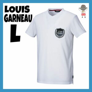 LOUIS GARNEAU ルイガノVネック ポロシャツ 半袖 Lサイズ