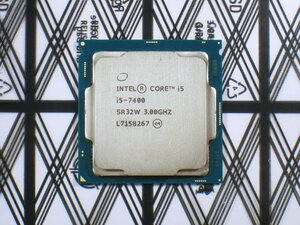 【中古】Intel CPU Core i5 7400 3.0GHz SR32W CPU本体のみ