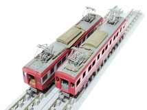 動力付 KATO 京急 800形 デハ800-2 M車 ＋T車 2両 キット組立品 ジャンク カトー 14002 14003 京浜急行電鉄 動力動作OK パンタ付中間車_画像6