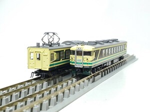 モロ164 (M) クモロ165 モハユニット 2両 KATO カトー 10-466 JR東日本 165系 お座敷電車 なのはな セットバラシ 動力OK 幕張電車区 和式