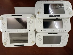 8-11-12-2 Wii U 本体 ジャンク品 5点セットまとめ販売