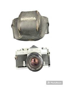 #3115　KONICA FTA コニカ フィルムカメラ 1:1.8 ｆ52㎜ 中古品 現状品 光学機器 写真 行楽 レトロ 黒色 シルバー 趣味 ジャンク