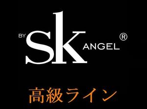 1123059 SK ANGEL高級ラインスパンデックス60.3％センターシムレス超光沢黒3デニールXL（165-185cm）