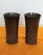 陶印有り　上捻り　綺麗なしらさぎ絵　酒器　　　タンブラー　ワイングラス　　【２３１１０４】_画像4