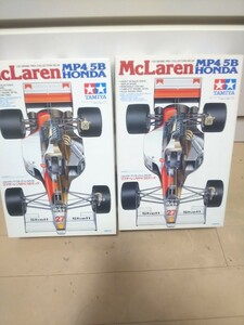 1/20 タミヤグランプリコレクション No.26 マクラーレンMP4/5B ホンダ2台セット タブデザイン デカール付