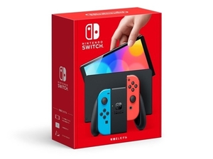 新品未開封品　ニンテンドースイッチ　Nintendo Switch 有機EL Joy-Con (L)ネオンブルー/(R) レッド　本体