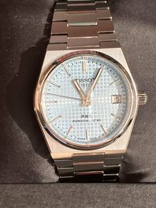 【新品】ティソ TISSOT PRX 35mm 自動巻 パワーマティック80 T1372071135100 ライトブルー