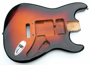 Squier　スクワイアー　ストラトボディ　ブラウンサンバースト　絶版モデル　上物　2007年製Squier by Fender Standard Stratocaster
