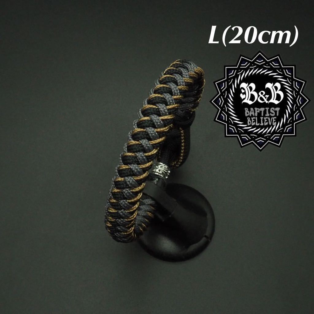 Bracelet L (20cm)/braided/paracord/handmade/accessory/bracelet/bangle/men/women/camping/outdoor/xbgt20, bracelet, Bangles, bracelet, others
