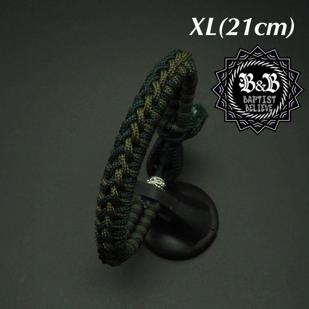 Bracelet XL (21cm)/Paracord/Handmade/Braided/Accessory/Bracelet/Bangle/Men's/Women's/Camping/Outdoor/ygk21, bracelet, Bangles, bracelet, others