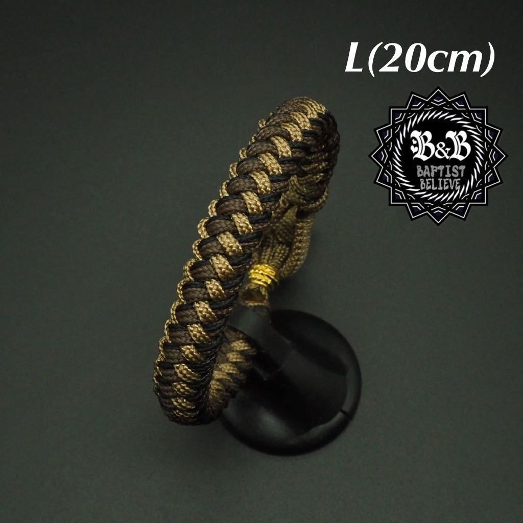 Bracelet L (20cm)/braided/paracord/handmade/accessory/bracelet/bangle/men/women/camping/outdoor/xtbr20, bracelet, Bangles, bracelet, others