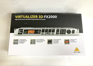 Behringer マルチエフェクトプロセッサー 100ファクトリープリセット/100ユーザープリセット MIDI対応 FX2000