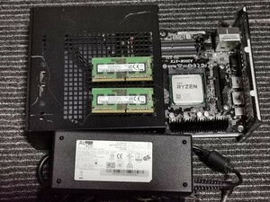 【JUNK】DeskMini A300【動作済み】Ryzen5 3400G メモリ 8GB