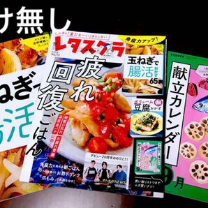 レタスクラブ ２０２３年９月号 抜け無し♪ 疲れ回復ごはん　付録玉ねぎで腸活、豆腐おかず、献立カレンダー　　NEWS20周年他