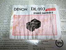  DENON-DL-103 美品です。作動には何の問題有りません。_画像7