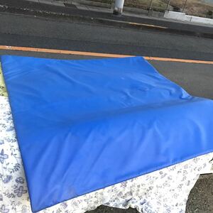 大阪・堺市★手渡し希望★180×180×2㎝ 柔術 マット ストレッチ 練習 柔道 格闘技 ヨガ チアリーデイング 体操 柔軟体操　筋トレ ブルー