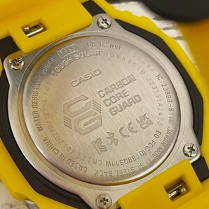 CASIO カシオ G-SHOCK カシオG-SHOCK ソーラー GA-B2100C-9AJF イエロー ブラック 箱付き 腕時計 Bluetooth【2388】の画像7