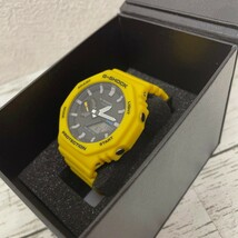 CASIO カシオ G-SHOCK カシオG-SHOCK ソーラー GA-B2100C-9AJF イエロー ブラック 箱付き 腕時計 Bluetooth【2388】_画像4