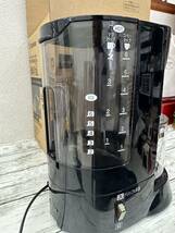 【K】象印 ZOJIRUSHIコーヒーメーカー 6杯用 EC-AP60E2-BA ブラック フッ素加工保温板 95℃抽出【3374】_画像3