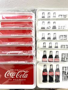 【T】Coca-Cola コカコーラ　トレイ　合計13枚　美品　ミニトレイ　お盆　プレート　雑貨　【383　403】