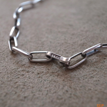 10mm-NAVAJO SILVER925 CHAIN NECKLACE50 / ナバホ シルバー925チェーン ネックレス50_画像4