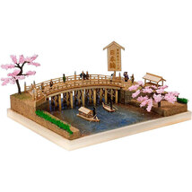 木製建築模型 東海道五十三次シリーズ 日本橋_画像1