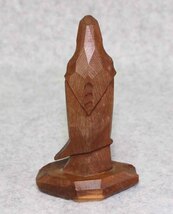 [i168]木彫り　彫刻　観音菩薩像　11cm　イチイ　木製 　仏像　置物　仏教美術　観音様_画像3