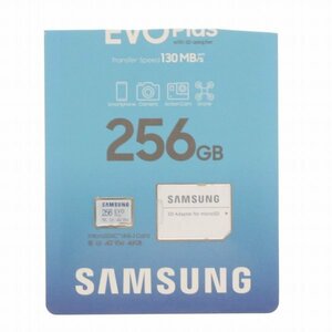 【訳あり】Samsung microSDXCカード 256GB EVO Plus SD変換アダプタ同梱 [MB-MC256KA/EC] 60010353