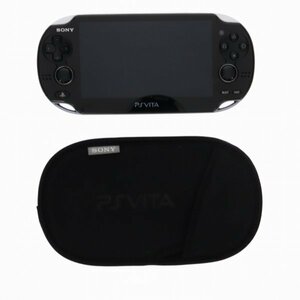 【訳あり】[PSV]PlayStation Vita プレイステーションVita Wi-Fiモデル クリスタル・ブラック(PCH-1000ZA01) 60011699