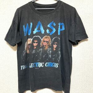 80sビンテージ W.A.S.P. ワスプ Tシャツ MOTLEY CRUE GUNS N'ROSES METALLICA OZZY OSBOURNE IRON MAIDEN バンドTシャツ AEROSMITH