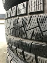 ＜スタッドレス＞ B-WIN 15インチアルミ 185/65R15 PIRELLI 2019年製 ブロンズカラー ICE ASIMMETRICO ノート フリード ティーダ_画像10