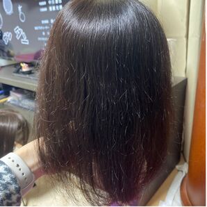 【バレンタイン値下げします】人毛100% ヘアピース 軽量