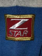 SRIXON Z-STAR スリクソン ハーフジップ　セーター　青　白　紺　Mサイズ　毛50% モリリン_画像4