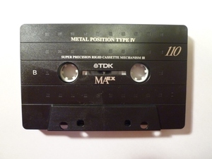 カセットテープ　ＴＤＫ メタルMA-EX-110 ノーマルAD1-120 AE-90 3本セット