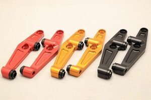 1円売切！Fキャリパーサポート ラジアルマウント100ｍｍ　[ ブラック / レッド / ゴールド ] 　MC18　MC21　T2racing製 　HEL MFZ等に