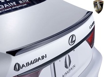 【M’s】LEXUS 40LS 後期 LS460 LS600h F-SPORT用 (2012.10-2017.10) AIMGAIN 純VIP GT トランクスポイラー Type-GT FRP エイムゲイン_画像1