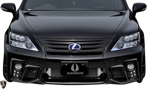 【M’s】レクサス 40系 中期 LS600h LS600hL (2009.9 - 2012.10) AIMGAIN 純VIP GT フロントバンパー UVF45 UVF46 エイムゲイン エアロ