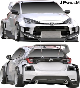 【M’s】TOYOTA GR ヤリス (2020y-) PANDEM ワイドボディ フルキット 8点 FRP パンデム フルエアロ エアロセット オーバーフェンダー