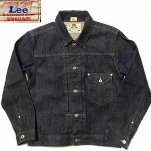 漢の定番は世界共通 Lee リー SOPHNET 101J COWBOY カウボーイ Gジャン ビンテージ LB0162 メンズ 40 L 片耳 濃紺 デニムジャケット 