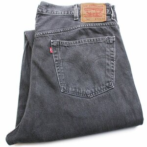 ★00s Levi'sリーバイス 560 ブラック デニムパンツ w44 L30★SDP2241 オールド ジーンズ テーパード ワイド バギー ルーズ ビッグサイズ