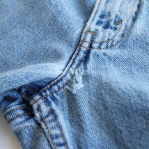 SALE★00s メキシコ製 Levi'sリーバイス 550 ダメージ デニムパンツ w33 L32★SDP850 オールド ジーンズ テーパード ルーズ ワイド バギー_画像9