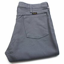 ★00s メキシコ製 Wranglerラングラー 82GY ランチャードレスジーンズ ポリエステルパンツ グレー w34 L30★30 スタプレ ビンテージ フレア_画像1