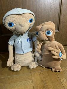 ぬいぐるみ　E.T. ぬいぐるみ　しゃべる　トーキング　パーカーE.T 2体セット