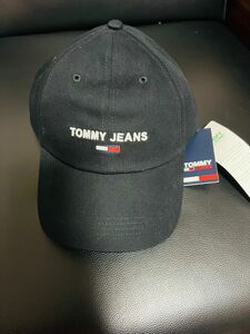 新品未使用 TOMMY JEANS トミージーンズ キャップ 帽子 ブラック 黒