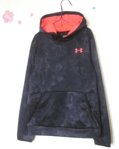 UNDER ARMOUR ジャージ素材 男の子 150cm アンダーアーマー 長袖 プルパーカー パーカー ジュニア キッズ トレーナー 6469